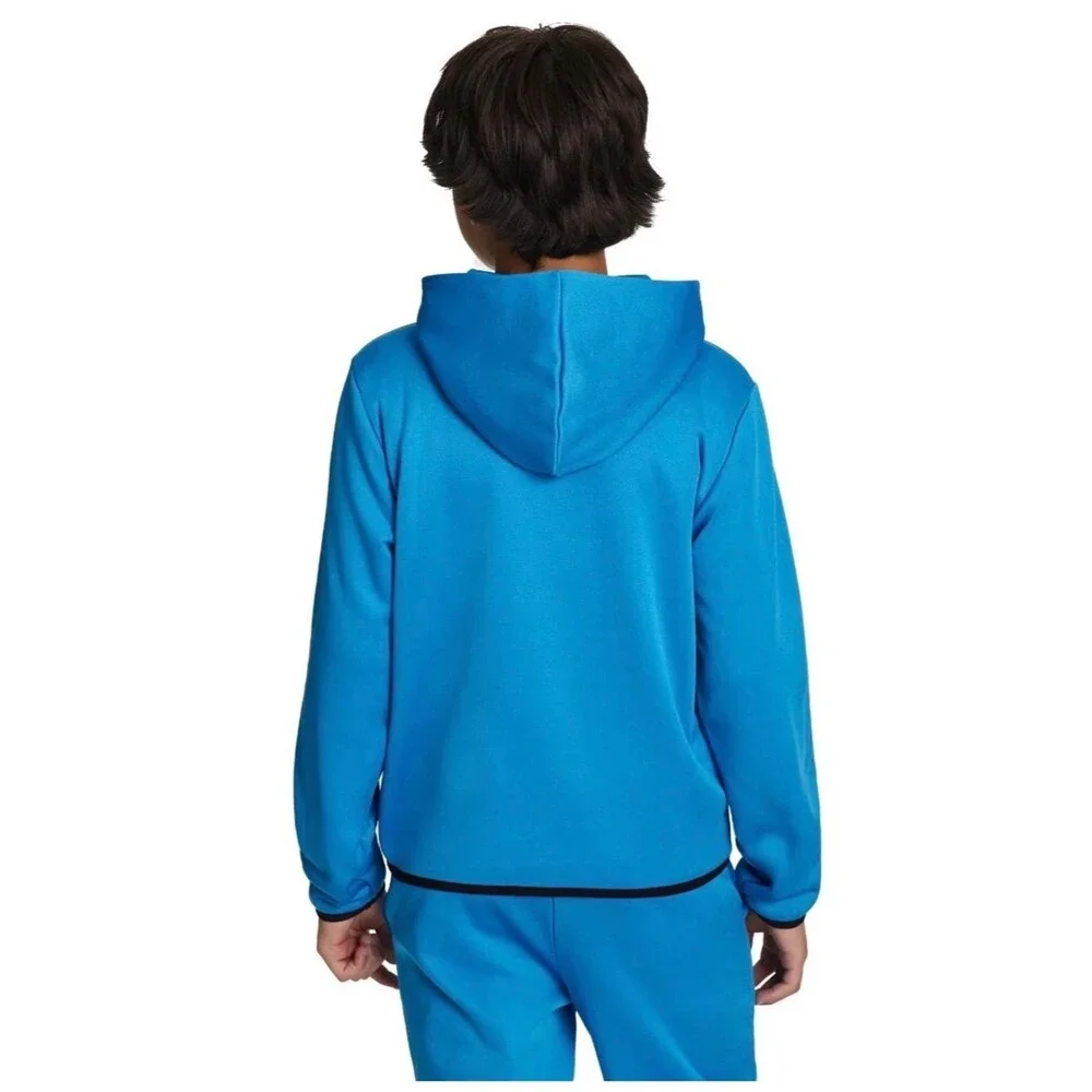 Reebok Bright Blue Hooded Athletic Pullover